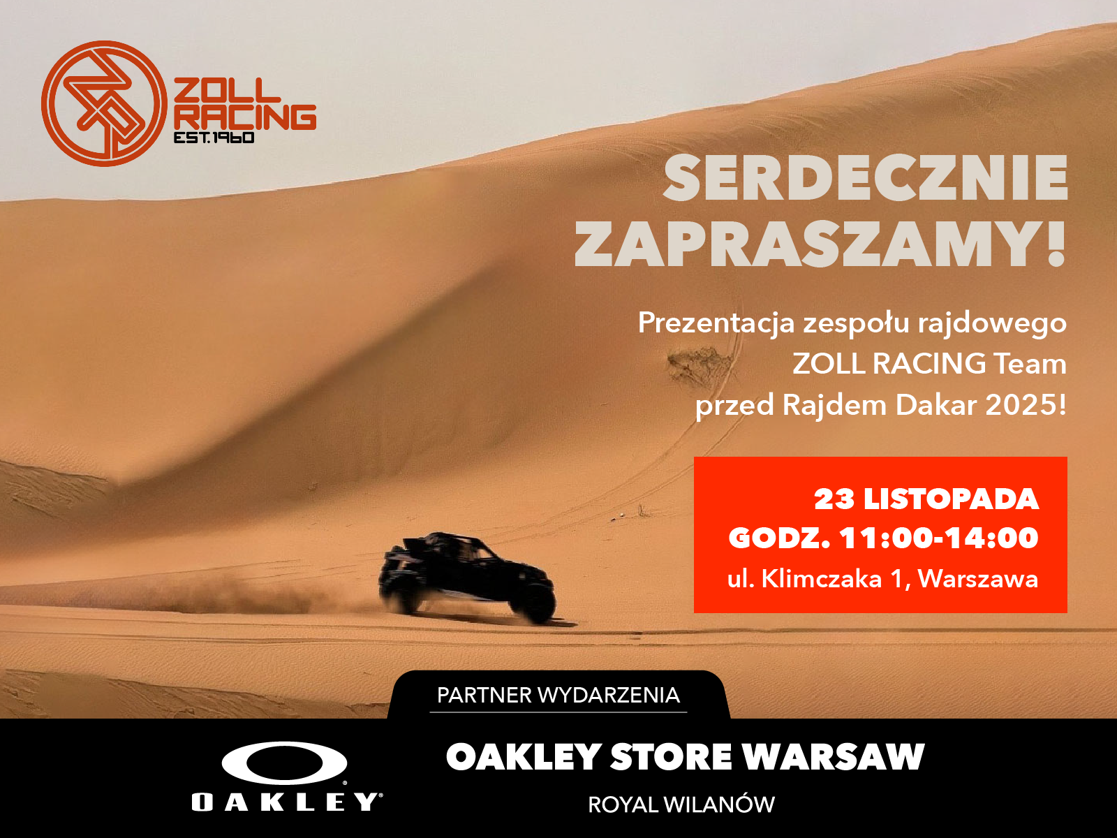 Prezentacja zespołu rajdowego ZOLL RACING Team przed Rajdem Dakar 2025!